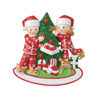 Personalised Couple First Christmas Decoration, 3 of 3