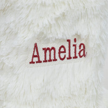 Personalised Embroidery Highland Cow C Hot Water Cover, 6 of 10
