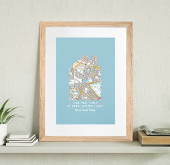 Home Is Where Our Heart Is Personalised Print, 6 of 12