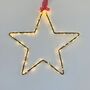 Gold Hanging Star Wreath, thumbnail 5 of 8