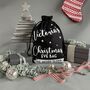Personalised Christmas Eve Bag Natural With Black, thumbnail 5 of 12