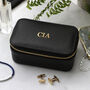 Unisex Personalised Luxury Leather Travel Jewellery Box, thumbnail 1 of 6