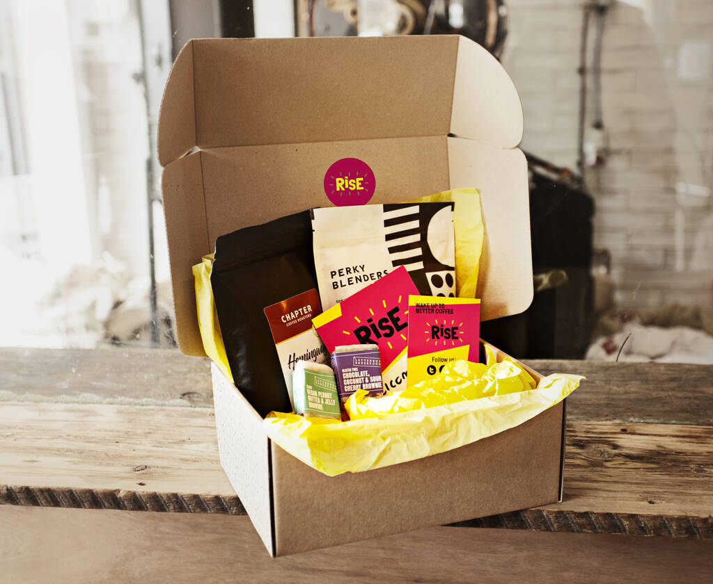 Gourmet Coffee Subscription Box Three Months By Rise Coffee Box