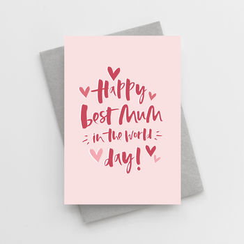 'Best Mum' Mother's Day Card, 2 of 2
