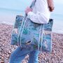 Reversible Jungle Print Quilted Cotton Tote Bag, thumbnail 2 of 6
