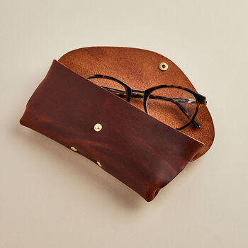 Personalised Leather Glasses Case, 3 of 4