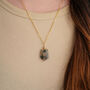 Genuine Moss Agate Necklace, thumbnail 2 of 9