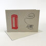 Recycled Letterpress Greeting Card Pack Of Six, thumbnail 4 of 9