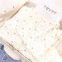 Unisex Baby Geo Print Babygrow And Hat Gift Set, thumbnail 6 of 12