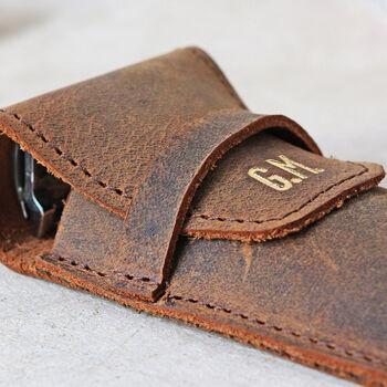 Personalised Leather Razor And Multitool Case, 2 of 11