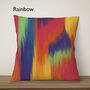 Abstract Northern Lights Square Cushion, Many Colours, thumbnail 5 of 7
