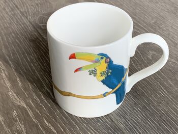 Toucan Print Illustrated Mug Sets Of Two, Four Or Six, 2 of 6