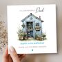Personalised Dad Birthday Card, Gardening Shed Birthday Card, thumbnail 1 of 3