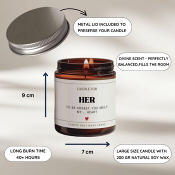 Gifts For Her Funny Candle Girlfriend Gift, 9 of 9