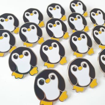 Penguin Enamel Pin Badge, 3 of 12