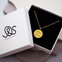 24 K Plated Gold Om Necklace, thumbnail 3 of 4
