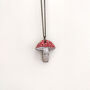 Fly Agaric Toadstool Necklace, thumbnail 1 of 4