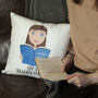 Personalised Cushion Gift For Book Lovers, thumbnail 2 of 7