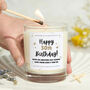 50th Birthday Gift Personalised 50th Scented Candle, thumbnail 1 of 8