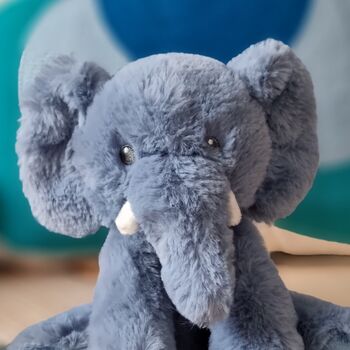 100% Recycled Soft Toy Elephant, 2 of 2