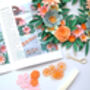 Paper Flower Wreath Craft Kit, thumbnail 4 of 4