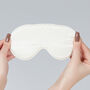 Silk Eye Mask Ivory, thumbnail 5 of 7