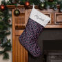 Personalised Christmas Stocking 'Candy Canes', thumbnail 1 of 3