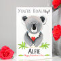 Personalised 'You're Koalaty' Koala Card, thumbnail 9 of 11