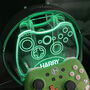 Personlised Neon Green Controller And Headset Stand, thumbnail 3 of 3
