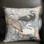 Velvet Heron 50 X 50cm Luxury Cushion, thumbnail 9 of 10
