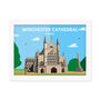 Winchester Cathedral London Framed Print, thumbnail 5 of 6
