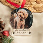 Customisable Christmas Pet Dog Memorial Bauble Gift, thumbnail 5 of 6