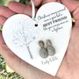 Personalised Best Friends Pebble Heart Bauble, thumbnail 3 of 7