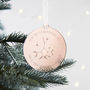 First Married Personalised Christmas Bauble, thumbnail 1 of 4