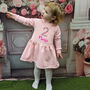 Personalised Floral Age Birthday Girls Dress, thumbnail 2 of 3
