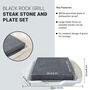 Black Rock Grill Steak Stone And Plate Set, thumbnail 2 of 7