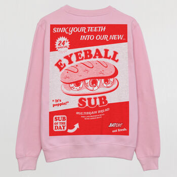 Eyeball Sub Men's Slogan Sweatshirt, 7 of 7