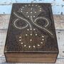 Girlfriend Gift; Wooden Floral Inlaid Gift Box, thumbnail 2 of 7