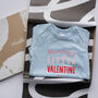 Organic Cotton Mummy’s Little Valentine Baby Grow, thumbnail 3 of 5