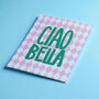 Ciao Bella Italian Inspired Pink A5 Print, thumbnail 2 of 2