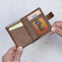 Personalised Leather Pop Up Card Wallet, thumbnail 2 of 8