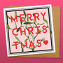 Mistletoe Merry Christmas Card, thumbnail 2 of 3