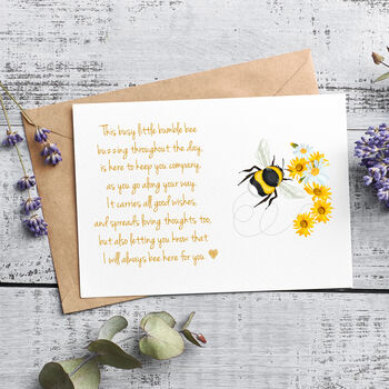 I Will Always Bee Here For You Letterbox Gift, 2 of 5