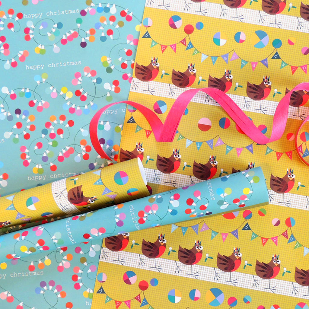 Christmas Wrapping Paper Set By Kali Stileman Publishing