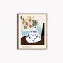 Flower Vase Print, thumbnail 3 of 3