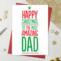 Amazing Dad Christmas Card, thumbnail 2 of 3