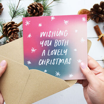 'Wishing You A' Christmas Card, 3 of 5