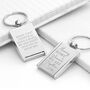 Personalised Home Is Wherever You Are Keyring, thumbnail 3 of 10