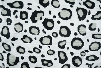 Leopard Print Baby Swaddle, 3 of 4
