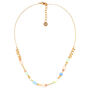 Light Blue And Gold Plated Necklace, thumbnail 4 of 4